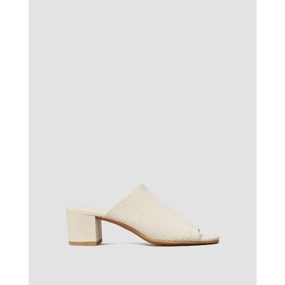 Everlane The Glove Mule in ReKnit White Bone Size 9 NEW - Picture 2 of 16